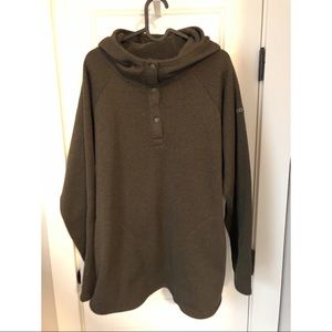 Olive Green Pullover Hoodie